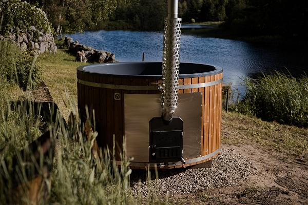 A hot tub can be enjoyed in any weather