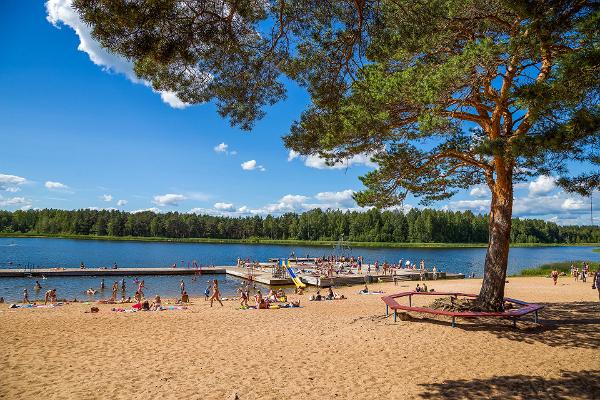 Verevi insjös strand