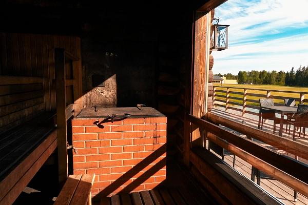 Sauna ja majoitus Keski-Virossa