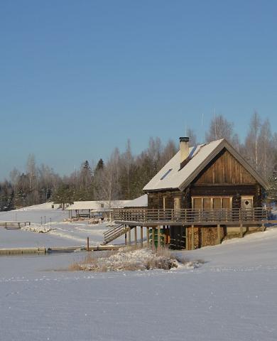Bastu och logi i centrala Estland