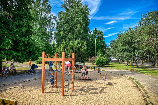 Children's playground in Munamäe Park in Pärnu