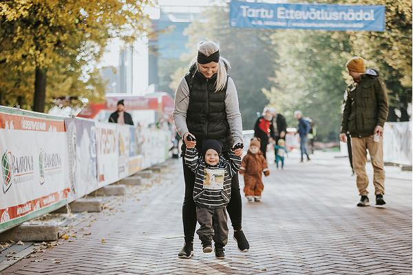 Детские забеги в рамках Тартуского городского марафона
