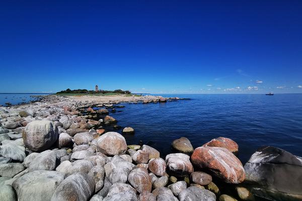 Ein Panoramablick auf die Insel Sorgu