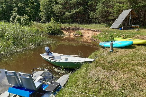 Boat and canoe rental at Jõesuu Home Accommodation