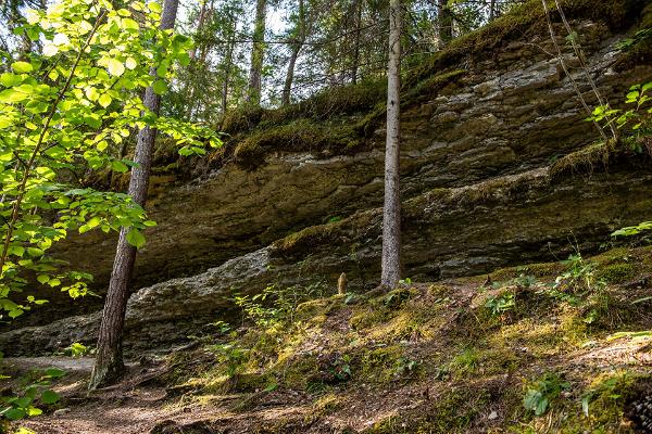 Kallaste cliff in Hiiu County