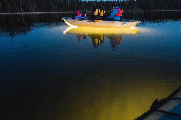 Lighted boat trip on Lake Valgjärv in Koorküla