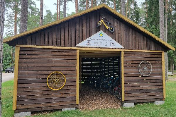 Fahrradverleih im Gesundheitssportzentrum des Kreises Tartu