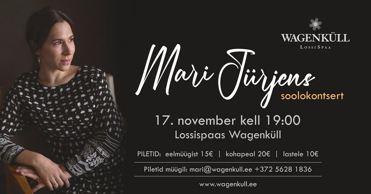 Mari Jürjens soolokontsert - pilt