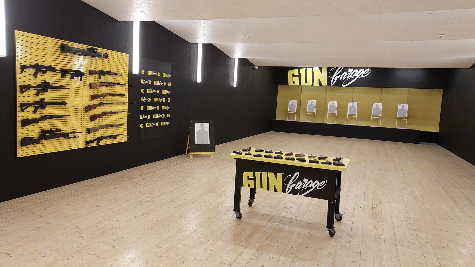 Shooting Range Gun Garage