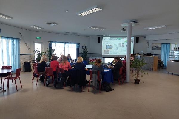 A seminar room in the Räpina harbour pavilion