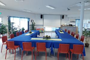 A seminar room in the Räpina harbour pavilion