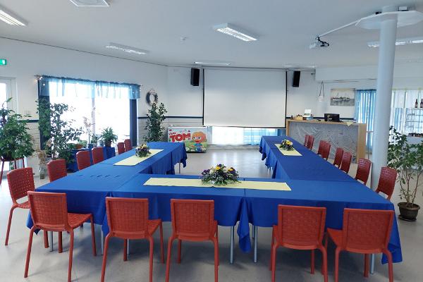 A seminar room in the Räpina harbour pavilion