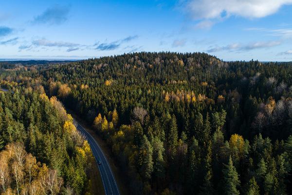 Erholungsgebiet auf dem Berg Vällamägi