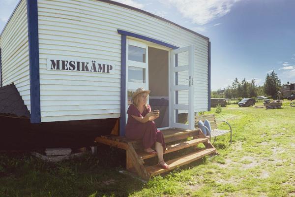 Accommodation in a boat house by Lake Peipus