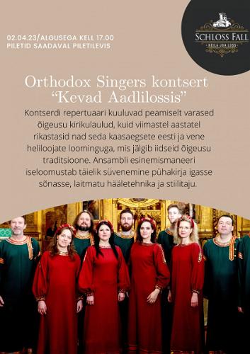 Orthodox Singers - Kevad Aadlilossis