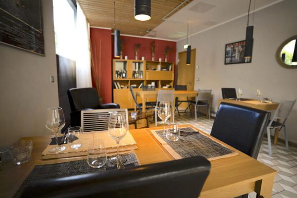 Interior view of the Bertolucci restaurant