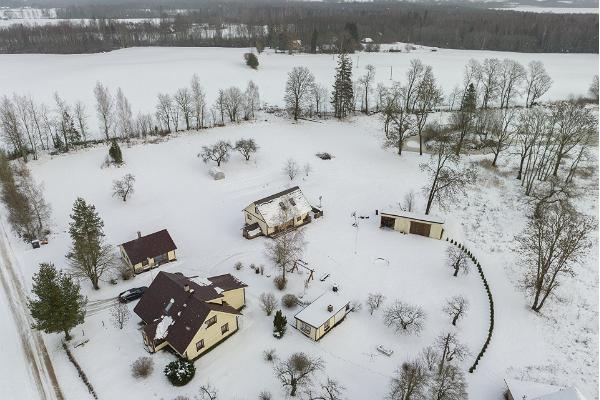 Вид на хутор "Priimäe" с дрона