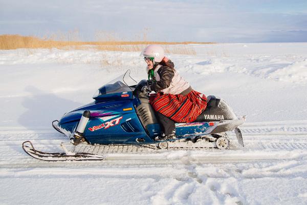 Outdoor winter activities in Estonia