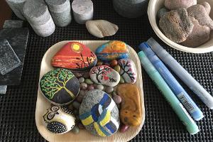 A pebble in your pocket - workshop at Levikivi stonemasonry workrooms