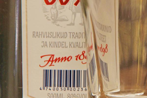 Strongest Estonian vodka