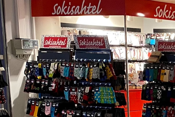 Sokisahtel store at Tallinn Airport