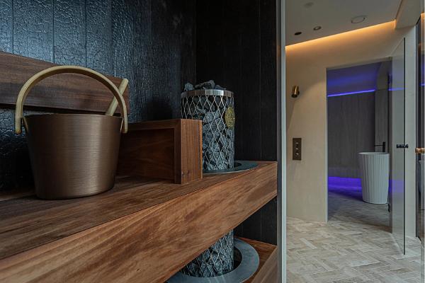 Frost Boutique Hotel relaxation area with saunas