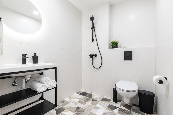 Ett badrum på Rare Apartments