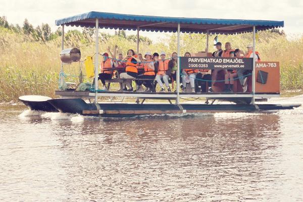 Аренда туристических плотов на реке Эмайыги