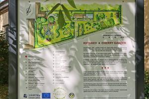 Kirschgarten des Schlosses Suuremõisa