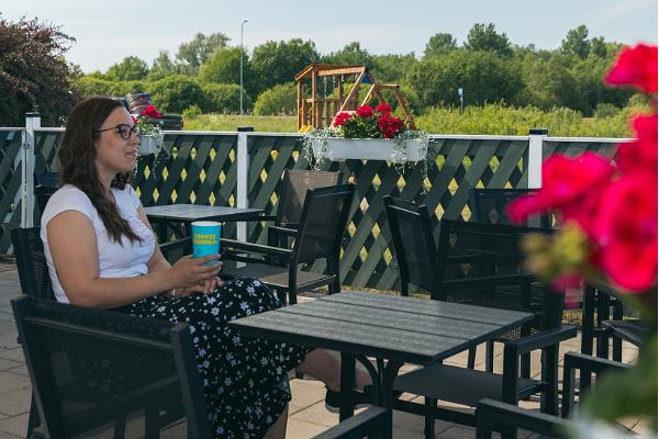 Café at Nurme petrol station