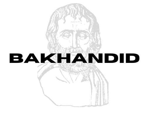 Lavastuse ''Bakhandid'' plakat