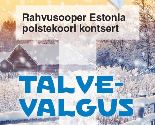 Rahvusooper Estonia poistekoori jõulukontsert ''Talvevalgus''