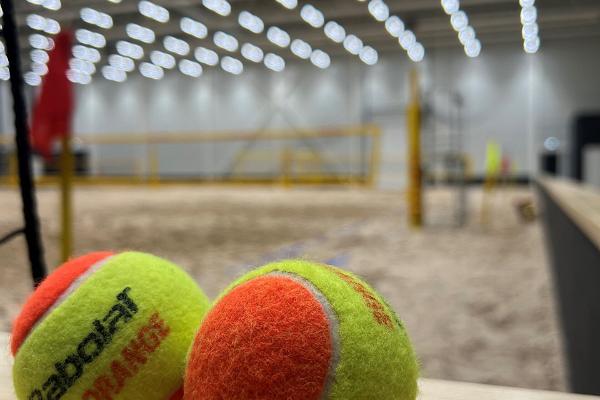 Jõulumäe indoor beach arena and sand courts, beach tennis