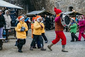 Elves at the Christmas Village in Narva