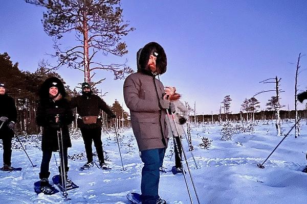Räätsamatk rabamatk matkamine männiku talv visit estonia puhka eestis matkajuht