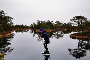 Seikle Vabaks skridskovandring i Soomaa Nationalpark