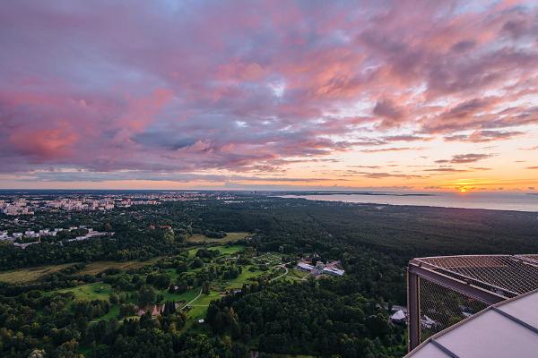 Utsiktsplatformen på Tallinns TV-torn