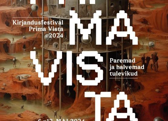 Pildil rahvusvaheline kirjandusfestivali Prima Vista plakat
