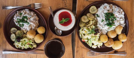 Topp 10 restauranger där det serveras traditionell estnisk mat och husmanskost