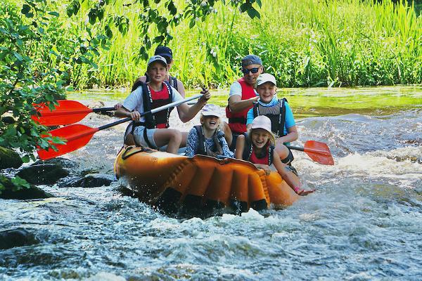 A 3-day kayak or canoe trip on the River Võhandu