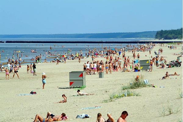 Der Strand von Narva-Jõesuu 