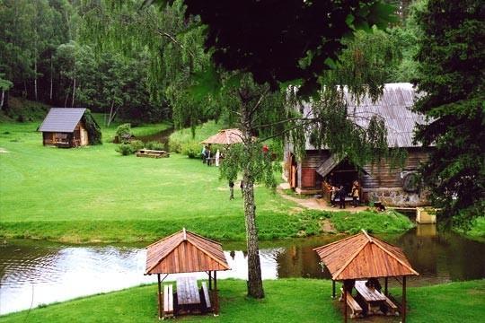 Trout fishing at the Piusa Ürgorg (Primeval Valley) Holiday Centre