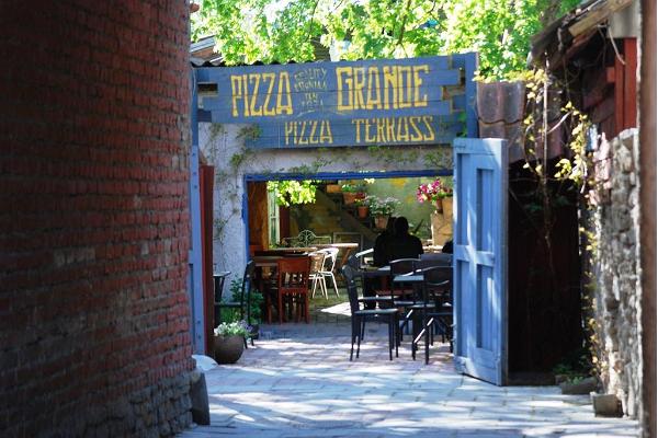Pizza Grande i Haapsalus gamla stad